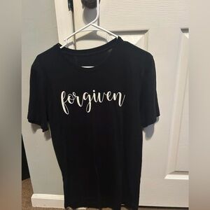 Forgiven Graphic Black Women's Tee